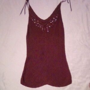 Rampage Brown Camisole Top